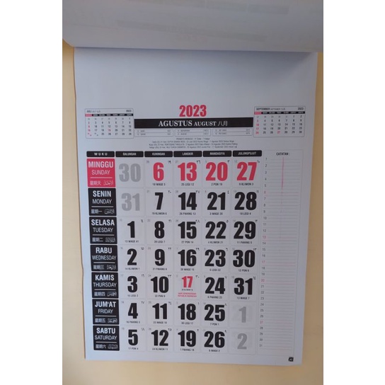 

KALENDER 2023 UKURAN BESAR 46 X 64 TERMURAH
