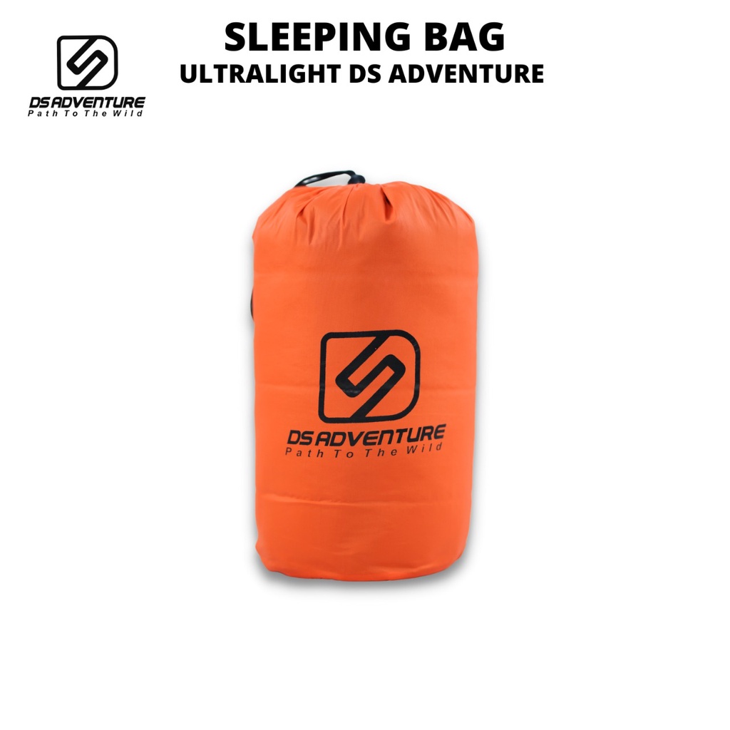 SB sleeping bag MUMMY dacron ULTRALIGHT DS ADVENTURE serI GELADA-oren
