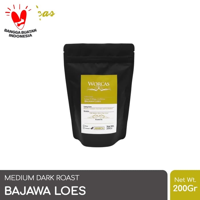 

kopi-biji- kopi arabica flores bajawa 200 gram (biji/bubuk) | worcas coffee - kopi biji -biji-kopi.