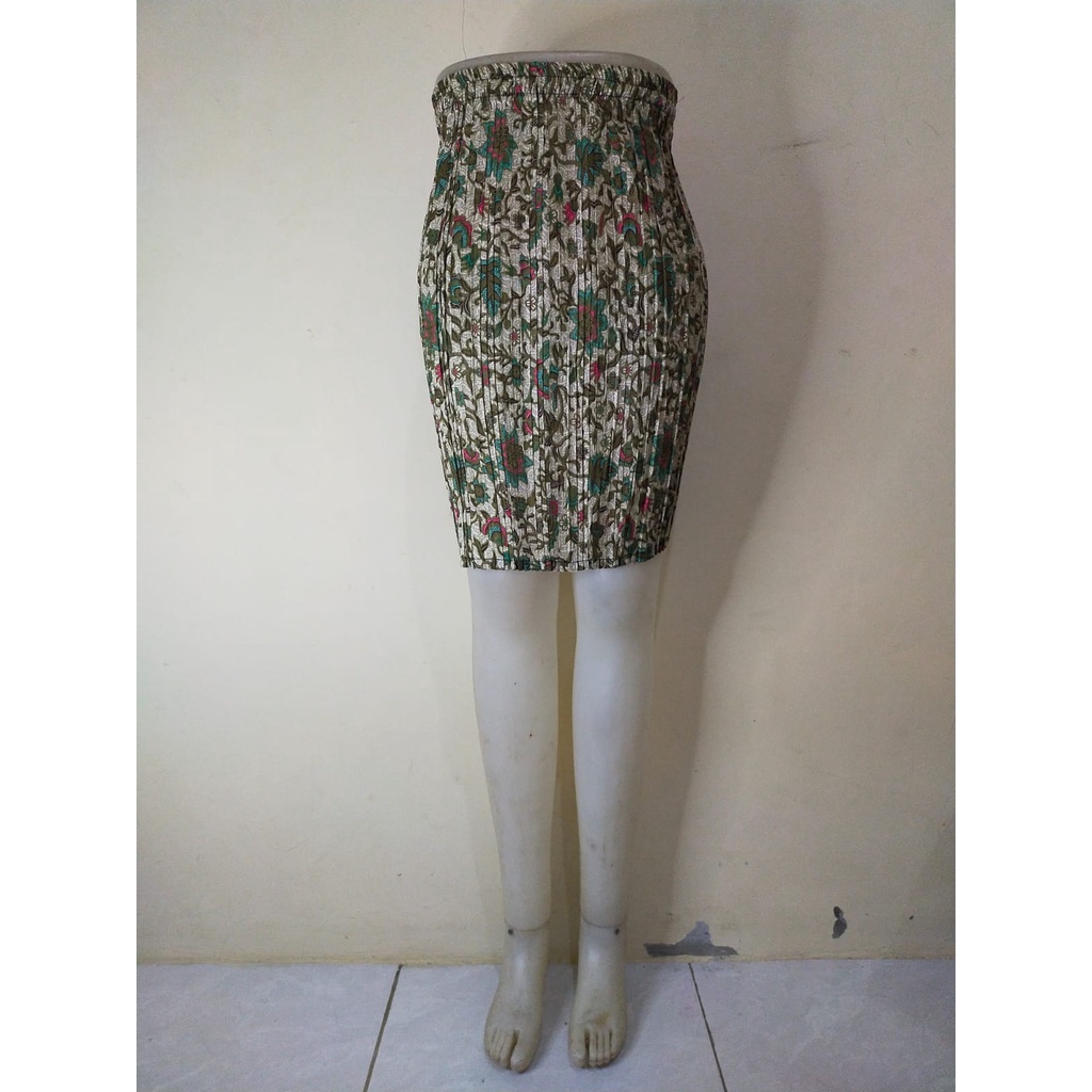Rok Plisket Pendek / Rok Pesta / Rok Batik / Rok Seragam / Rok Plisket Kebaya / Rok Plisket Batik Ju