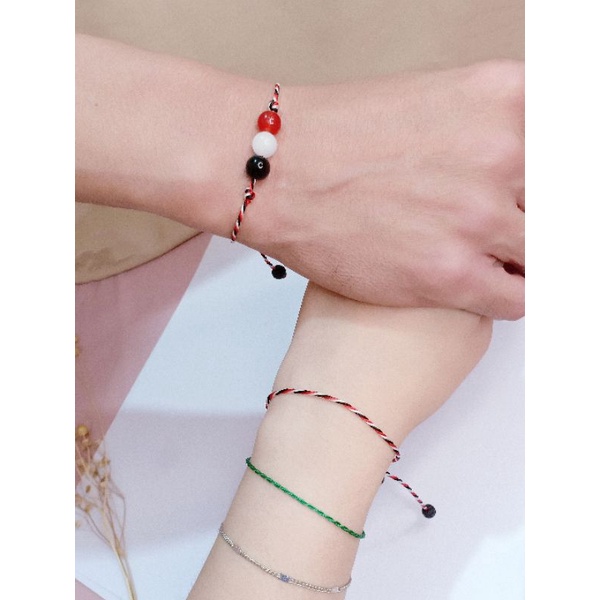 GELANG TANGAN TRIDATU 3 warna kombinasi gelang COUPLE PRIA WANITA