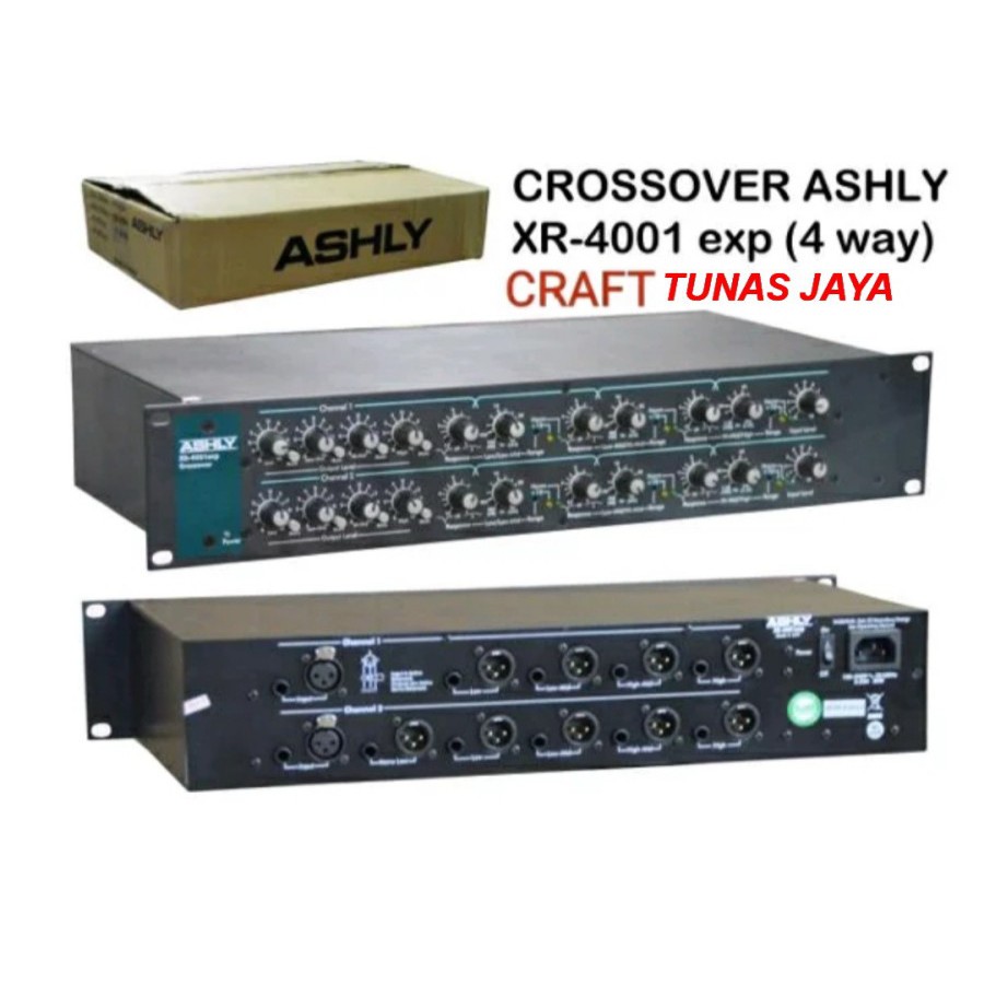 Crossover Ashly XR 4001 exp 4 way Original