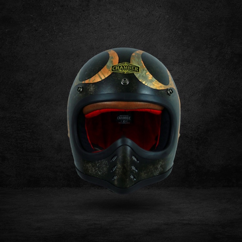 Jual HELM CUSTOM SIMMOTO CHOPPER BOBBER CAFERACER JAPSTYLE Shopee