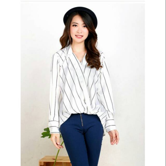 Zara stripy shirt / basic zara stripe