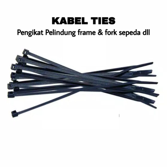 Kabel Ties Pengikat Kabel SerbaGuna / Zip Tie 2,5 x 100mm - ISI 100pcs