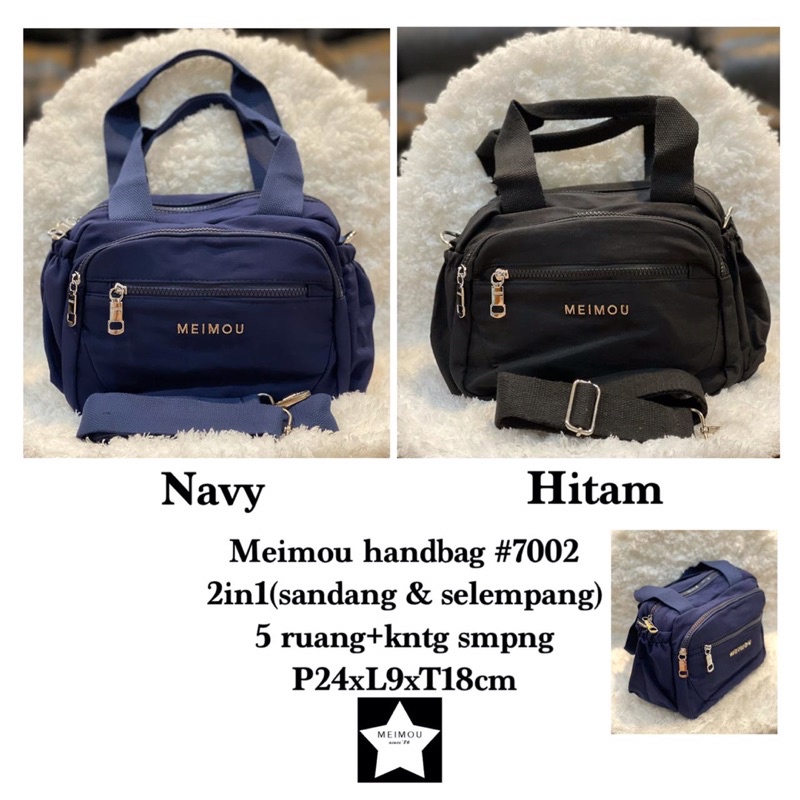 Tas Meimou 2in1 Original / Meimou Handbag / Selempang Meimou Import 7002