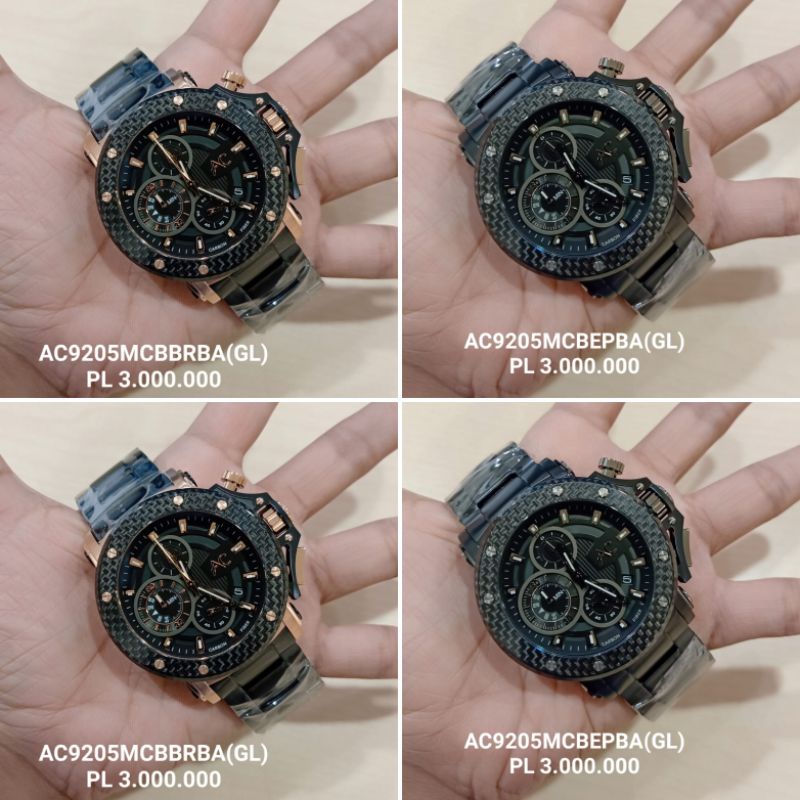 Jam Pria Ac9205 Carbon Original || Ac 9205 MC Original