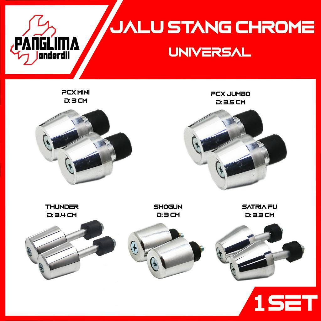 Bandul-Jalu Stang Satria FU-PCX Jumbo Mini-Shogun-Satria FU 150 Untuk Semua Jenis Motor Bebek-Motor-Sport Universal 1 Set-2 Pcs  Kecil besar