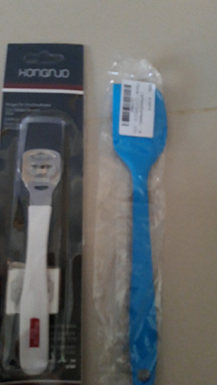 [bayar Di Tempat]spatula Bahan Silikon Untuk Mencampur Adonan Kue Warna Acak