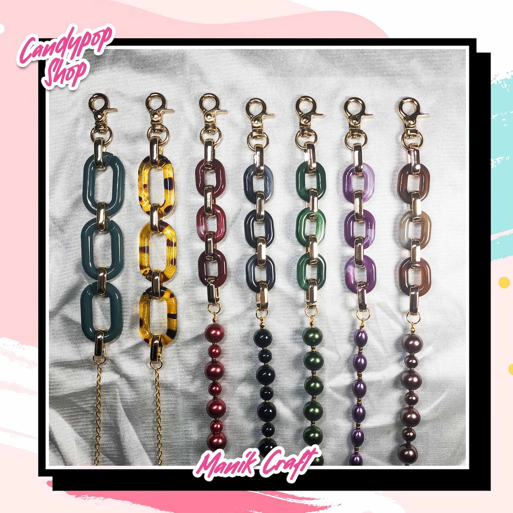 Strap Masker Rantai / Tali masker Rantai / Kalung masker Rantai / gantungan masker rantai