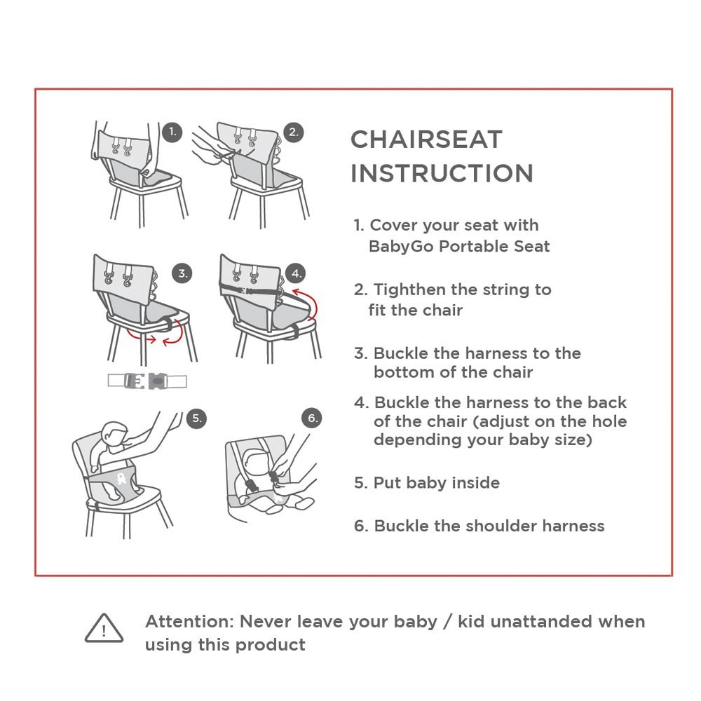 Babygo Inc. Portable Baby Seat