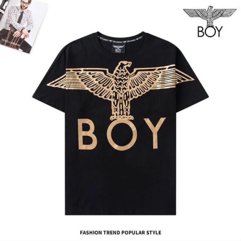 BOY41 KAOS BOY LONDON WINGS IMPORT PRIA WANITA ASIA EROPA KOREA