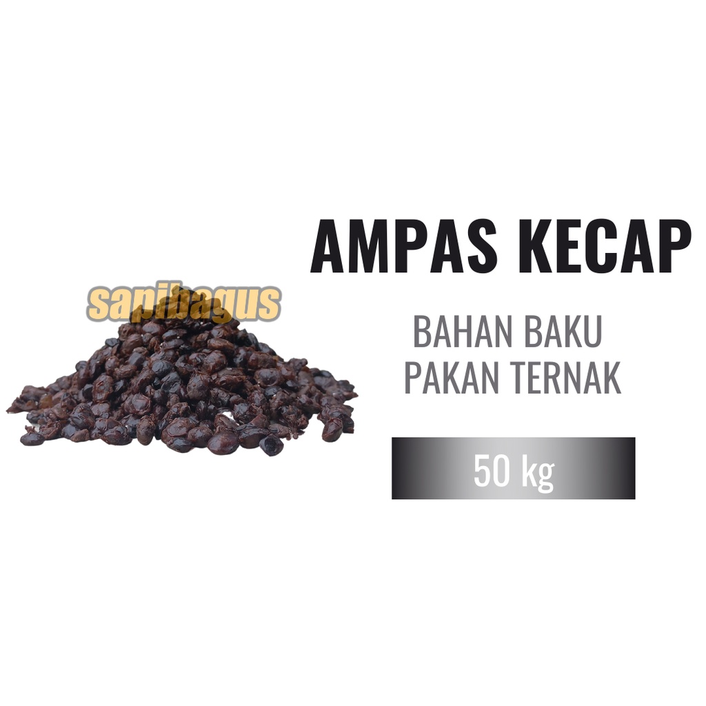 Ampas Kecap 50 kg - Bahan Baku Pakan Ternak - Sapibagus