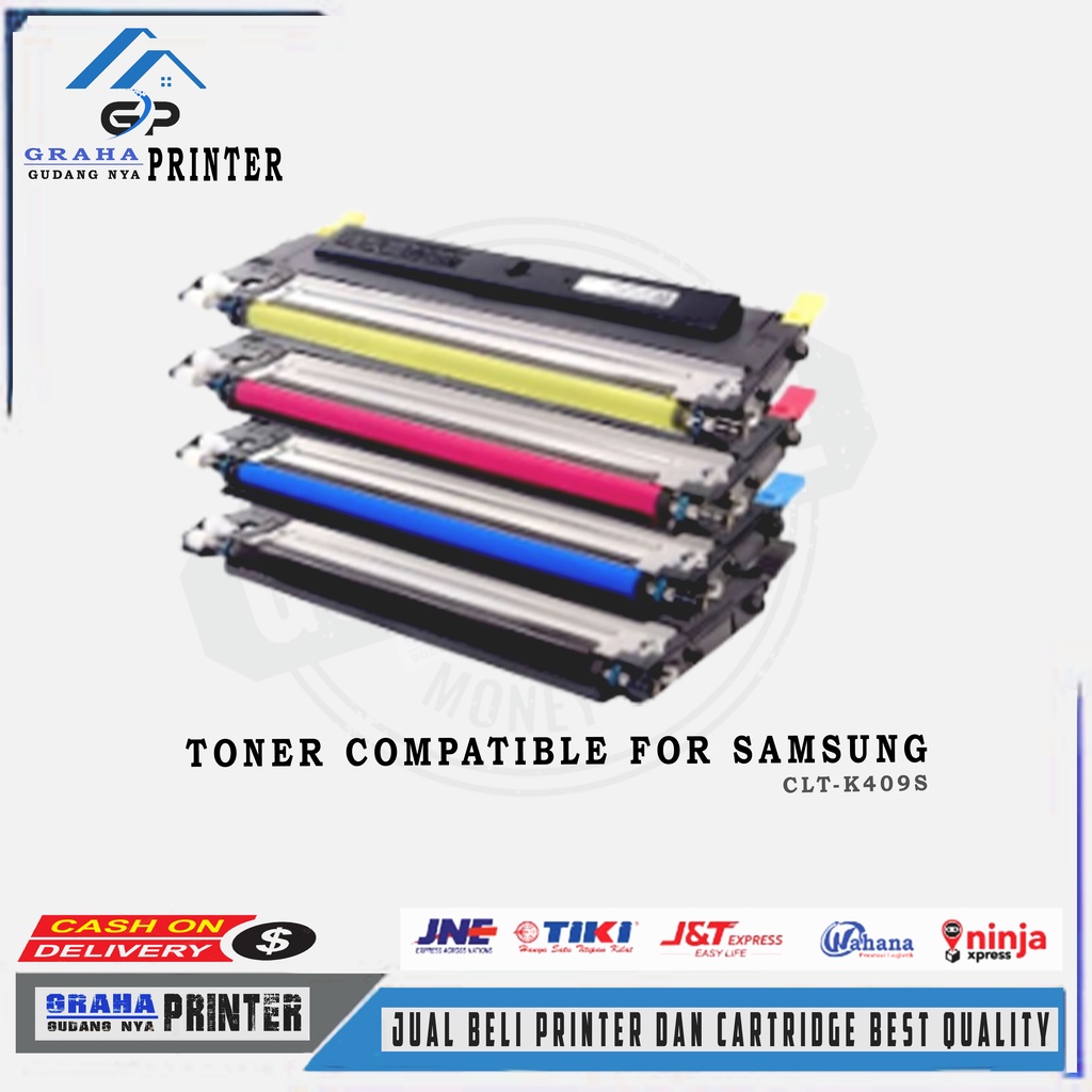 Toner Compatible CLT-K409S CLP315 For Samsung CLP-310 CLX-317 - Hitam