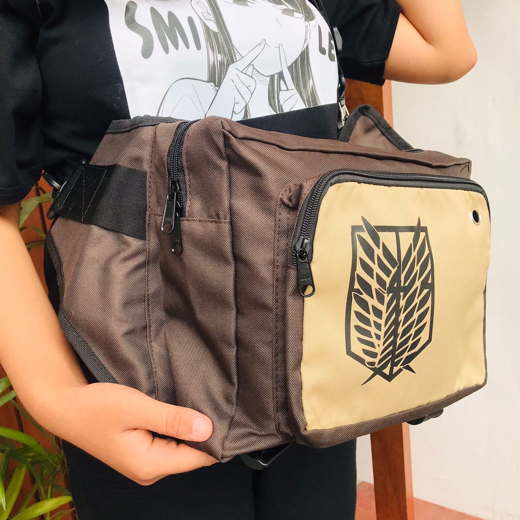 Slingbag Amplify SNK Attack on Titan Brown