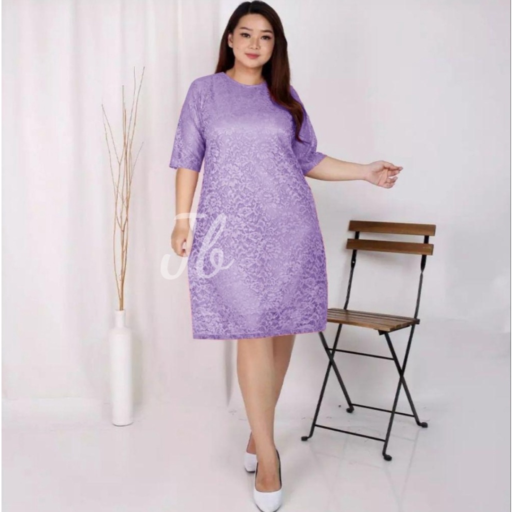 [VLFK] Dress Wanita Terbaru / Baju Dress Dewasa / Dres / Dress Brukat / Dress Korea / Dress Bigsize