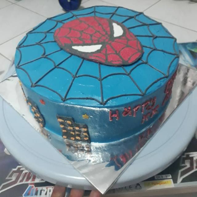 

Kue ultah karakter spiderman