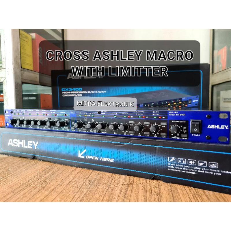 CROSSOVER ASHLEY CX3400 MACRO  ASHLEY CROSSOVER CX 3400 WITH LIMITER SUPER X PRO