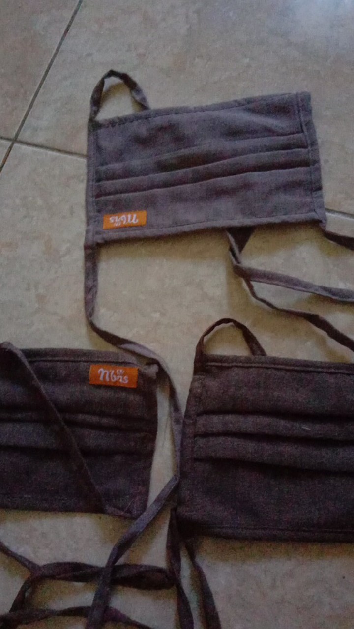 Ready Masker Kain 2 Lapis Seply Dan Nibras • Termurah • Best Seller