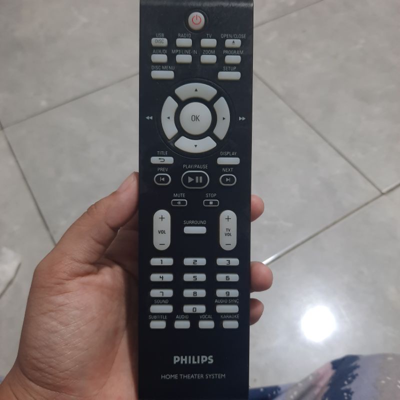 REMOTE REMOT HOME THEATER SYSTEM PHILIPS ORIGINAL ASLI