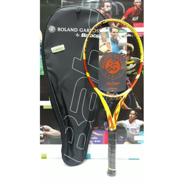 RAKET TENIS BABOLAT PURE AERO ROLAND GAROS 2019 - YELLOW-BRONZE - NEW - ORIGINAL
