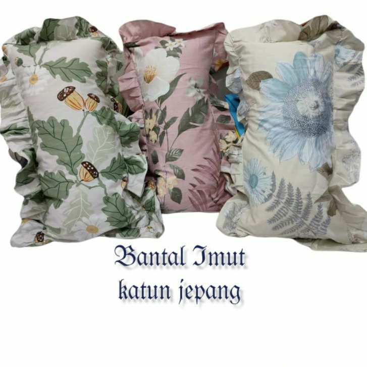 Bantal imut plus Sarung bantal katun Jepang