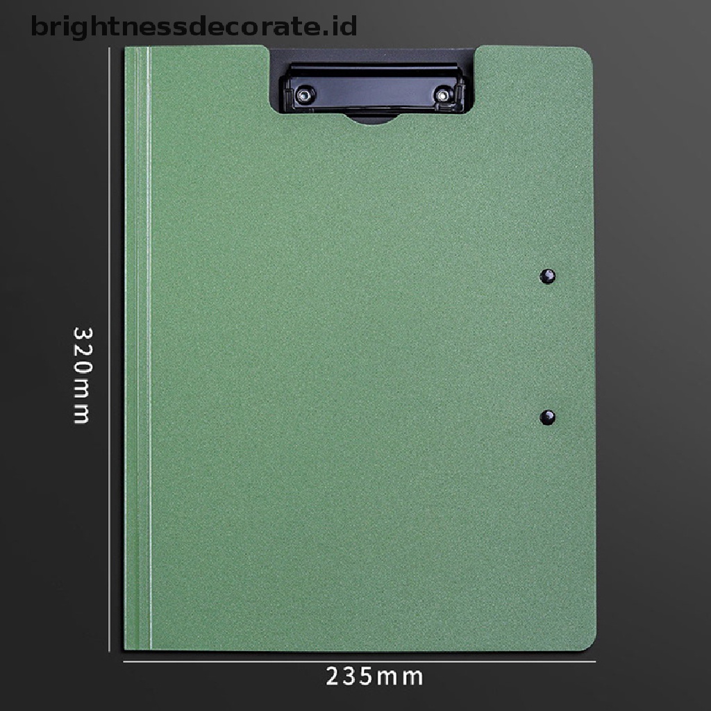 [birth] A4 File Folder Clipboard Writing Pad Memo Clip Board Double Clips Organizer [ID]