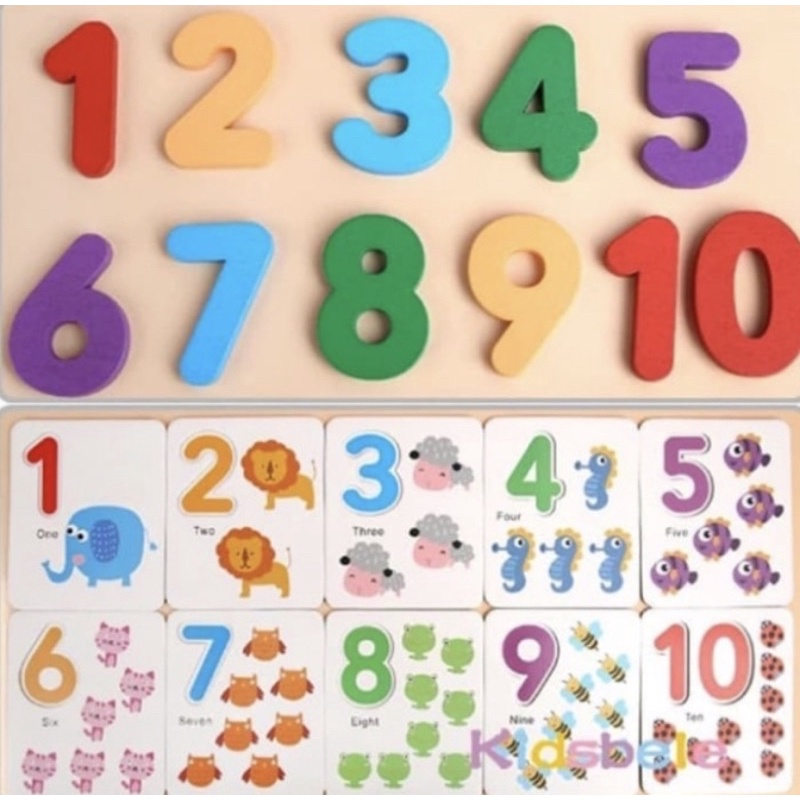 Mainan Edukasi Anak Matematika Belajar Berhitung I LOVE MATHeMATICS