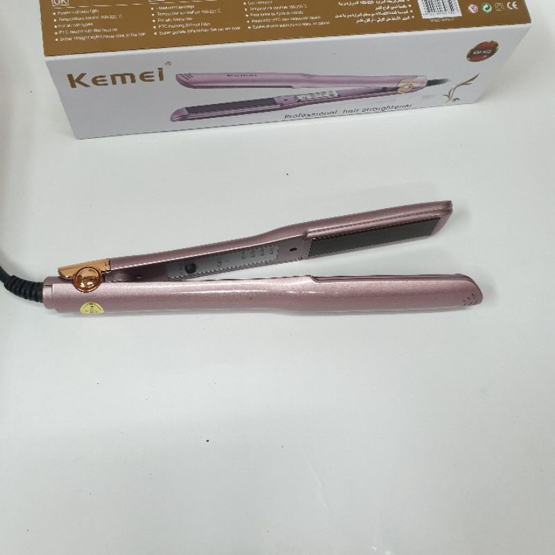 Alat Catok Rambut Kemei 2in1 Lurus Keriting Curly Km852 Hair straightener