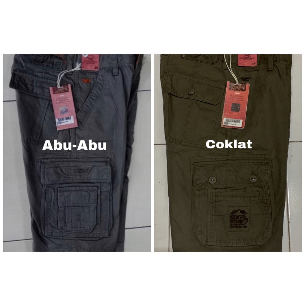 Cardinal Cargo Pendek 100% Orii...