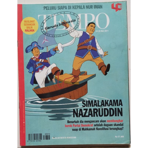 MAJALAH TEMPO - SIMALAKAMA NAZARUDDIN - 23-29 Mei 2011