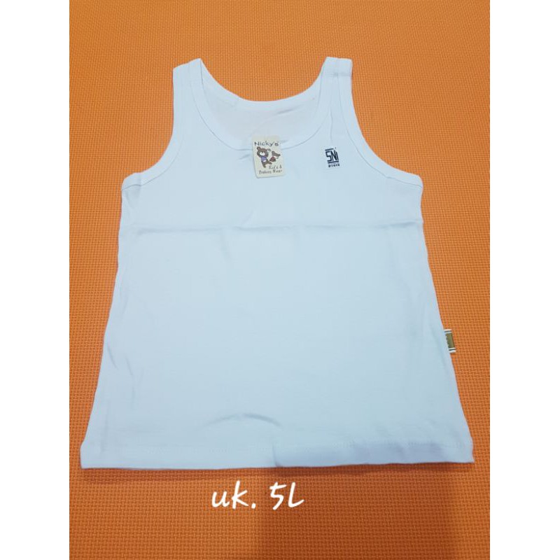 3pcs singlet anak laki-laki merk Nicky