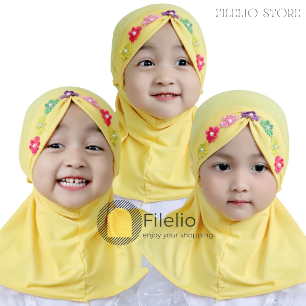 TERMURAH Kerudung Anak 1 tahun Melati Rainbow Hijab Anak 2 Tahun Murah Terbaru Krudung Anak Bayi