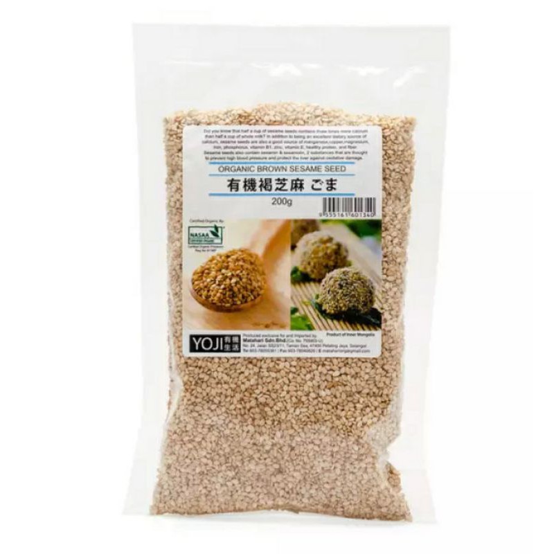 

Organic Brown Sesame Seed 200gr