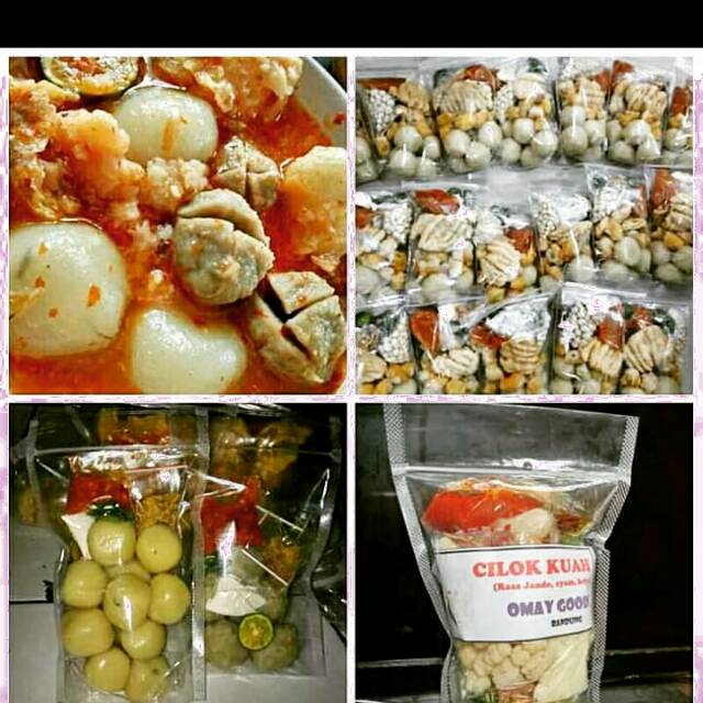 

Cilok kuah/Bakso aci