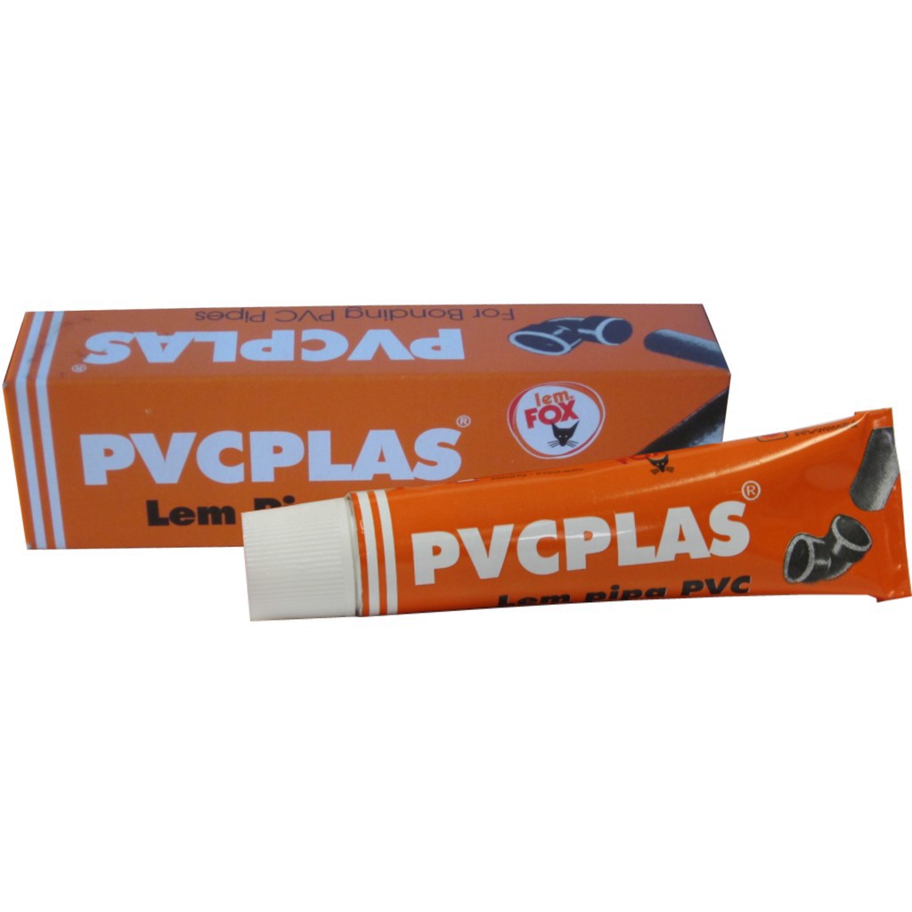 Lem Fox Lem Pipa Fitting PVC Merk PVCPLAS Tube 35gr