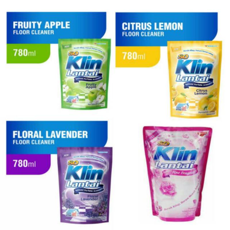 Soklin lantai  780ml