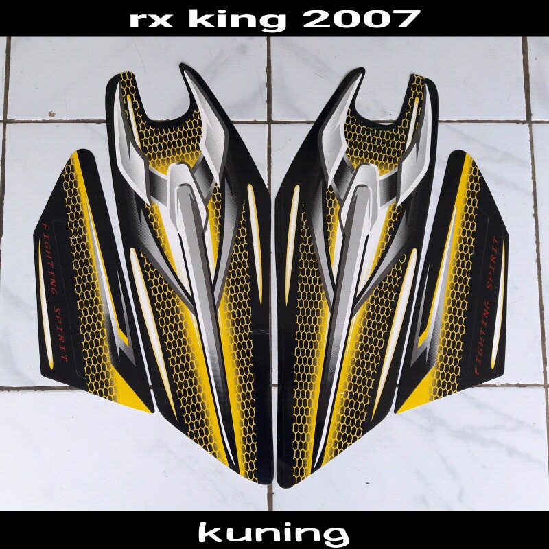 stiker striping motor rx king 2007 kuning