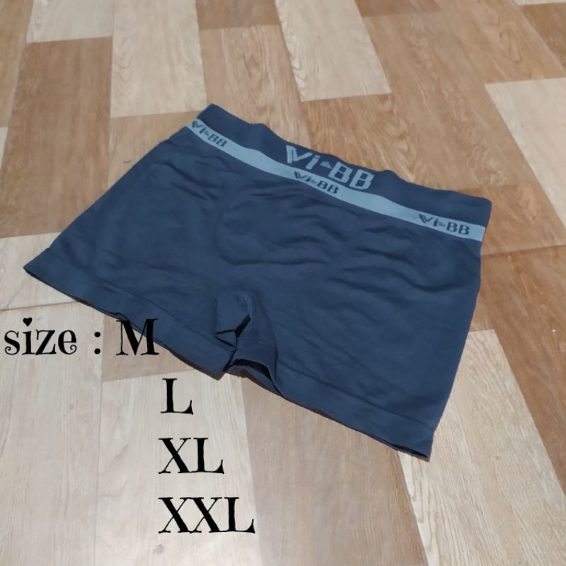 Celana dalam boxer pria  bahan catton serat bamboo