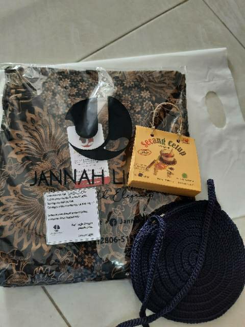 Marwa Batik Gamis Batik Maxi Dress Resleting Depan Kode 09