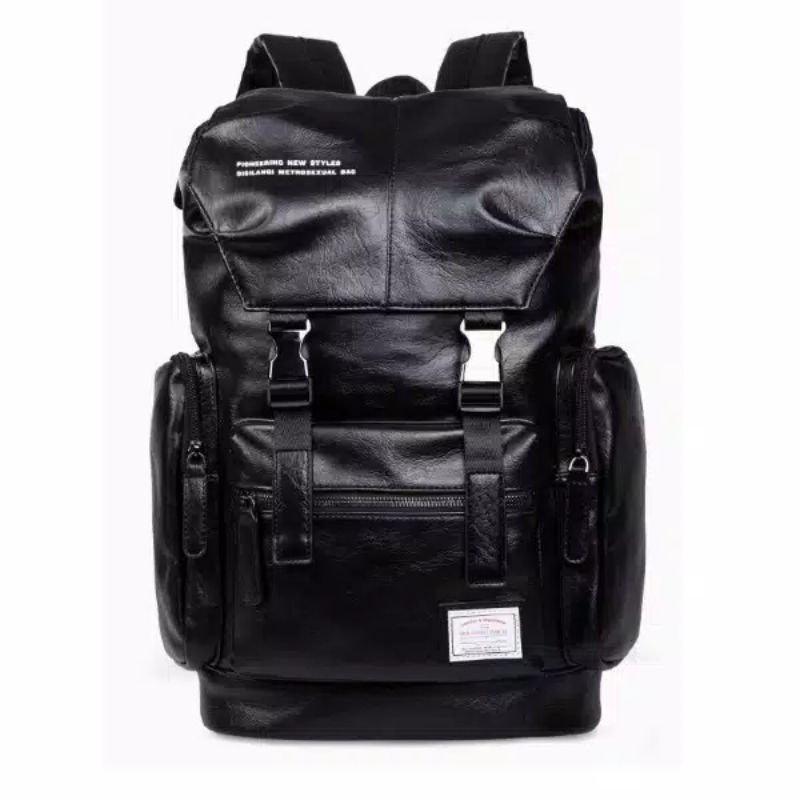 Tas Ransel  Tas Kulit Pria Backpack Kulit Tas Sekolah Tas Pria ala korea