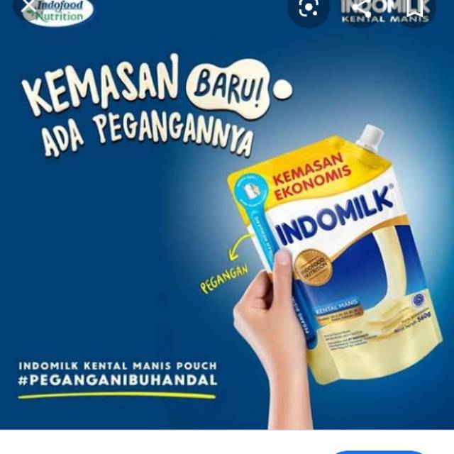 

Indomilk pouch kemasan baru