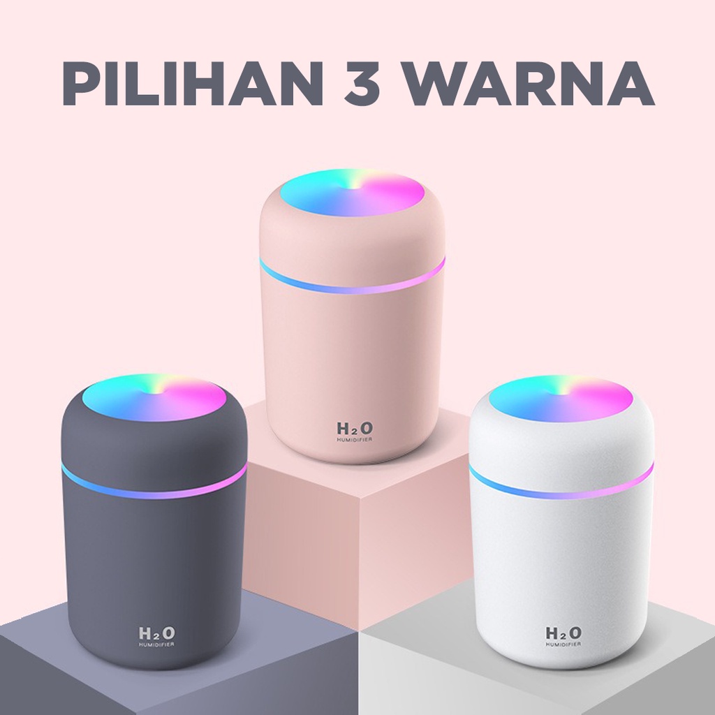 Humidifier 300ML Aromatherapy Purifier Diffuser Portable Mini USB Aroma Warna-warni Diffuser