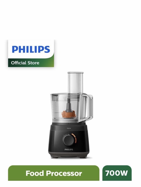 PHILIPS HR7310/10 4.7 Food Processor - Hitam &amp; Putih