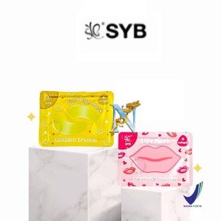 SYB Collagen Crystal Gold Eye Mask &amp; SYB Crystal Collagen Lips Mask