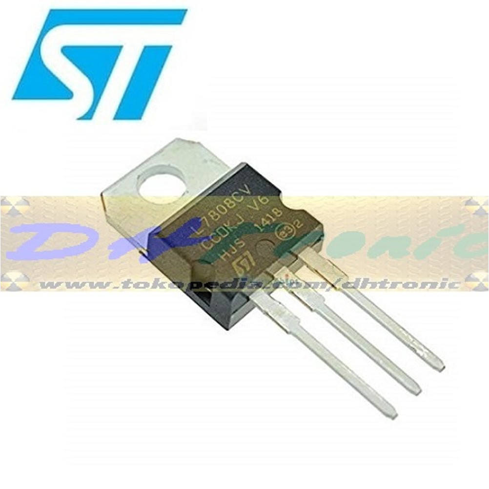 Silakan Order IC L7808CV L7808 7808 Linear Voltage Regulator 8Volt 1 5A Diskon