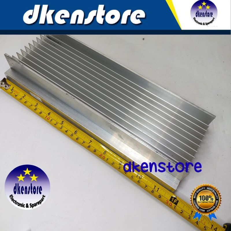 Pendingin Heatsink 23sirip Aluminium 30cm 3u