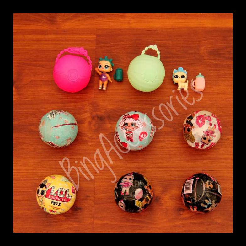 PROMO LOL SURPRISE KW 7CM RANDOM ( MAINAN BOLA KEJUTAN KARAKTER LUCU KACAMATA ANAK MURAH AL6