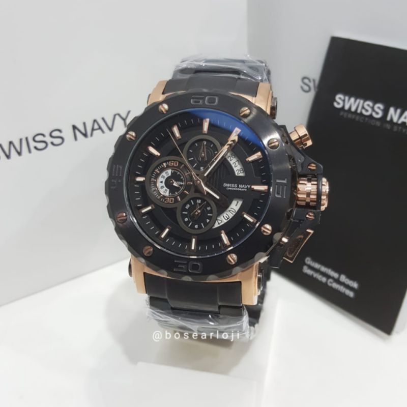 JAM TANGAN PRIA SWISS NAVY SN8932 CHRONOGRAPH ORIGINAL