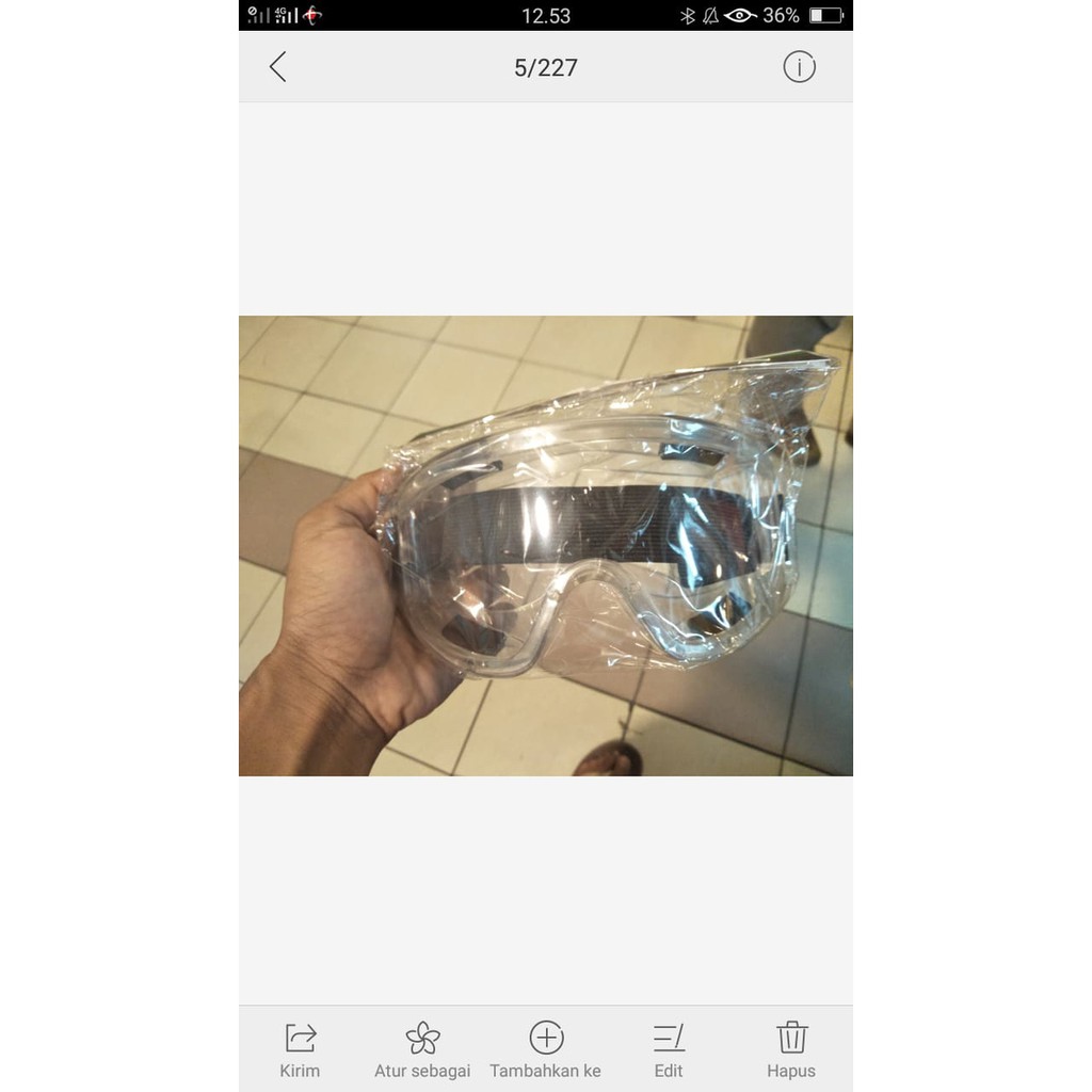 Kacamata goggles safety VPRO